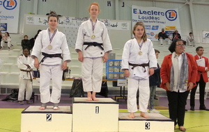 Départemental juniors 2016 podium -70 Kgs